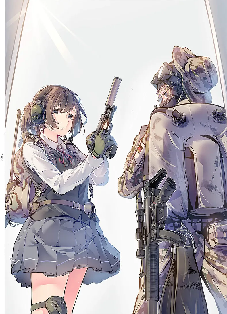 Daito First Art Book, Armed High School Girls Illustrations, Japanese Original, Pixiv Artist Collection