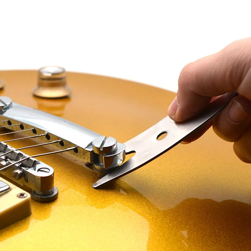 Premium Guitar Spanner Wrench Stainless Steel Dual-Head Design For Toggle Switch Knob Tuner And Bridge Pin Adjustment view 3