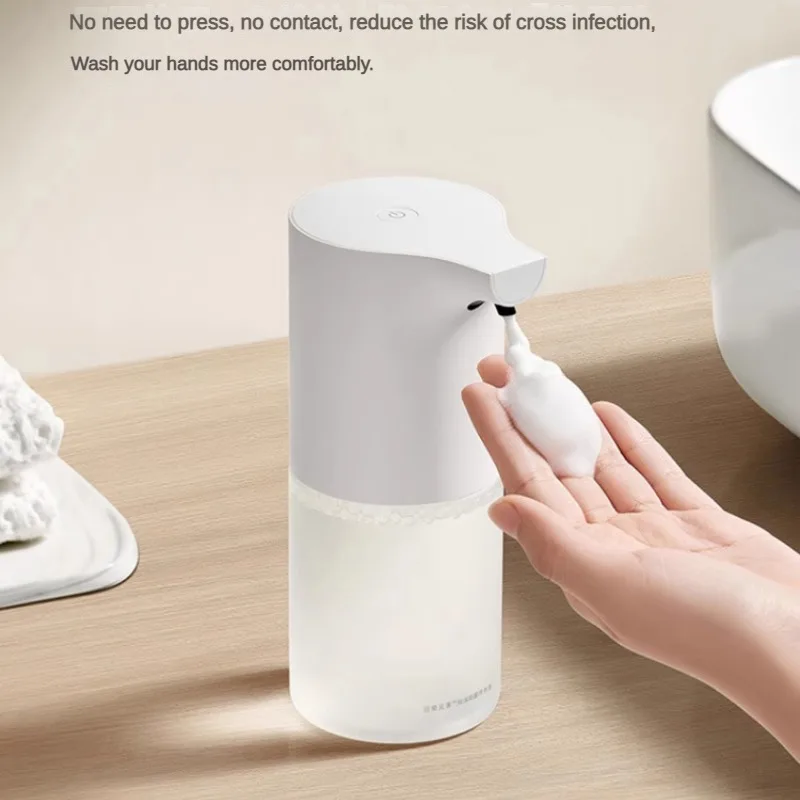 YouPin-Juego de lavado automático para teléfono móvil, dispensador de líquido de inducción automática, dispensador de jabón de espuma de carga, 1S