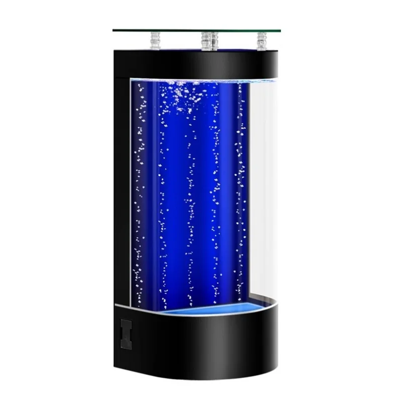 

Semicircular, fish tank living room floor, household, small and medium sized