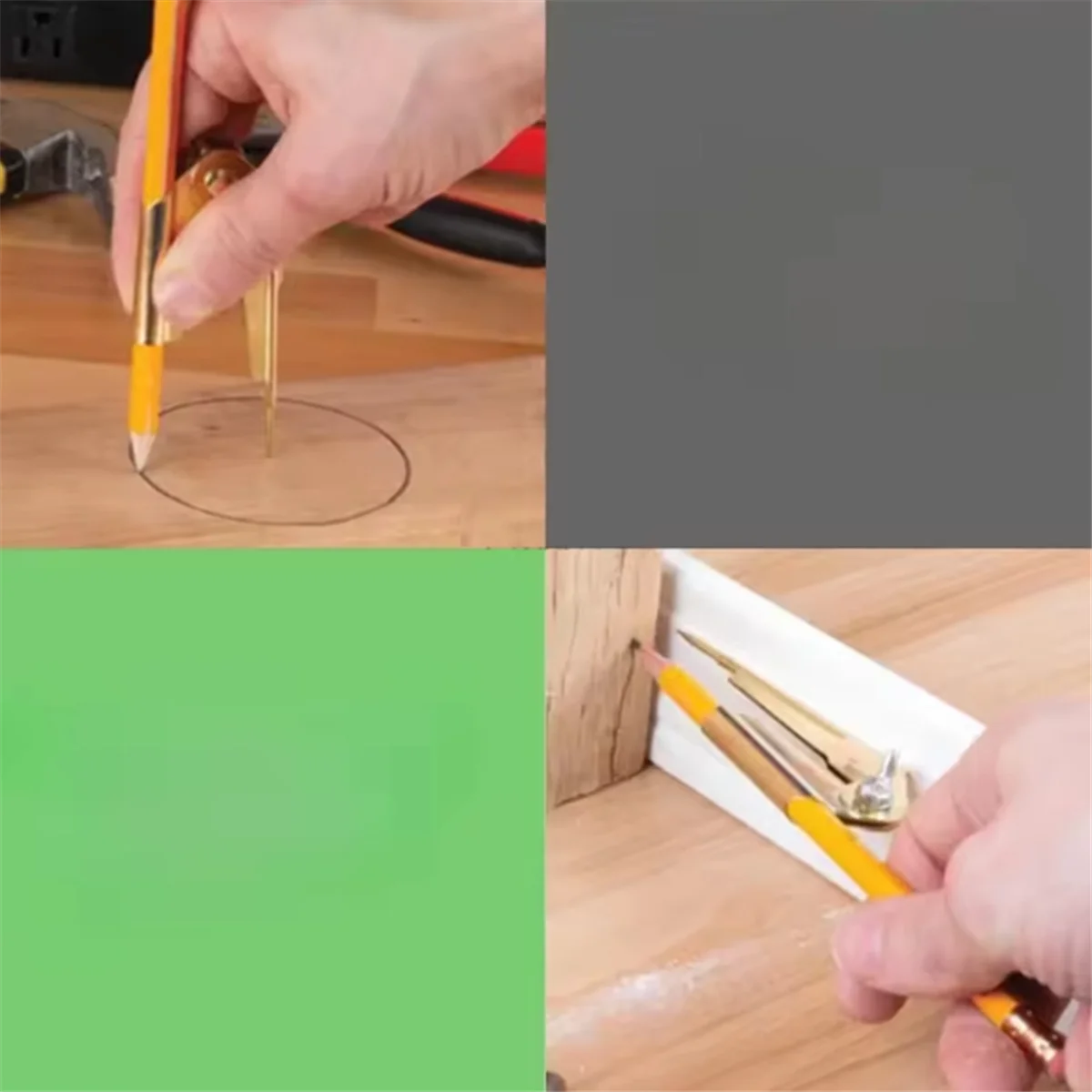 A002 Compass Marking Machine Contour Marking Machine Woodworking Precise Compass Scriber Home Customized Installation Tool