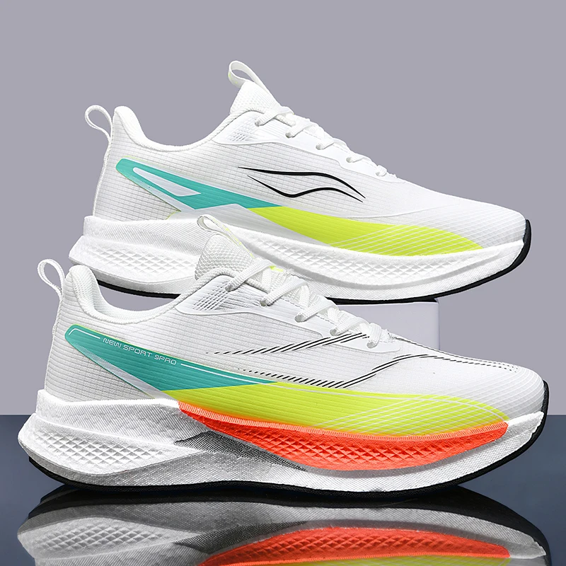 Men Marathon Running Shoes Speciality Sports Breathable Woman Sneakers Cushion Racing Jogging Outdoor Tennis Athletic Trainers