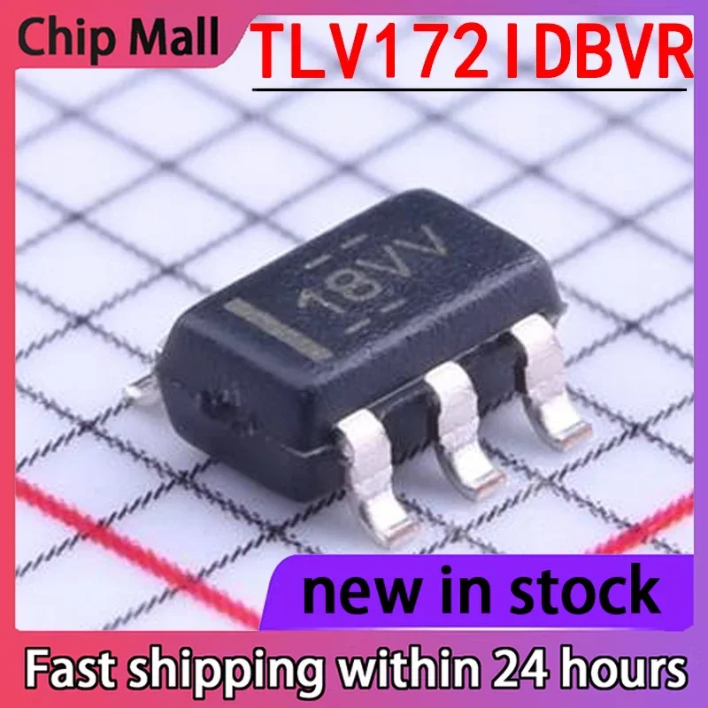 1PCS The All-new TLV172IDBVR Packaged SOT23-5 Output Operational Amplifier Isly in Stock