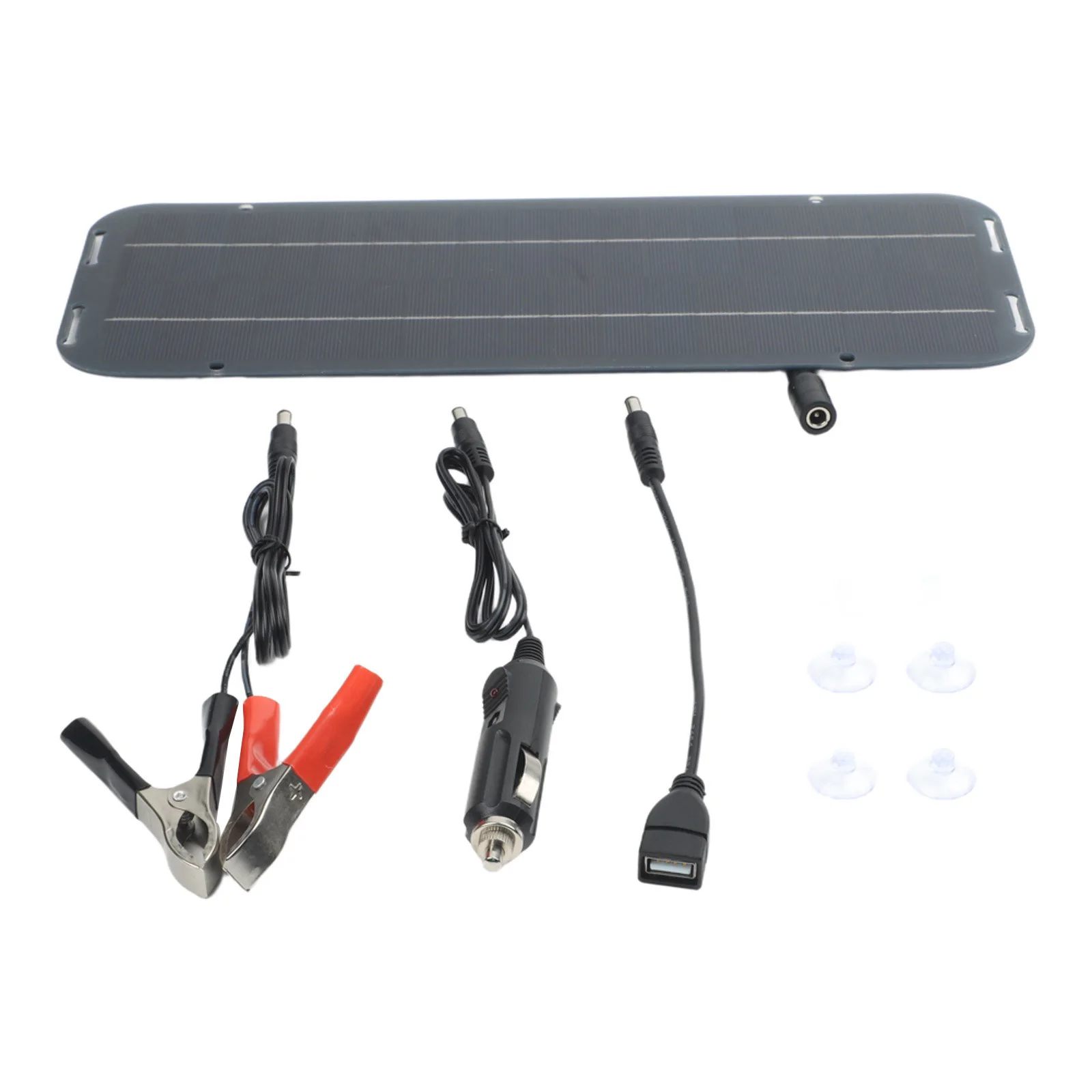 Flexible Solar Charger For Boats Solar Controller Flexible Charger 30W Solar Panel Multi-layer Laminates USB And DC5521 Outputs