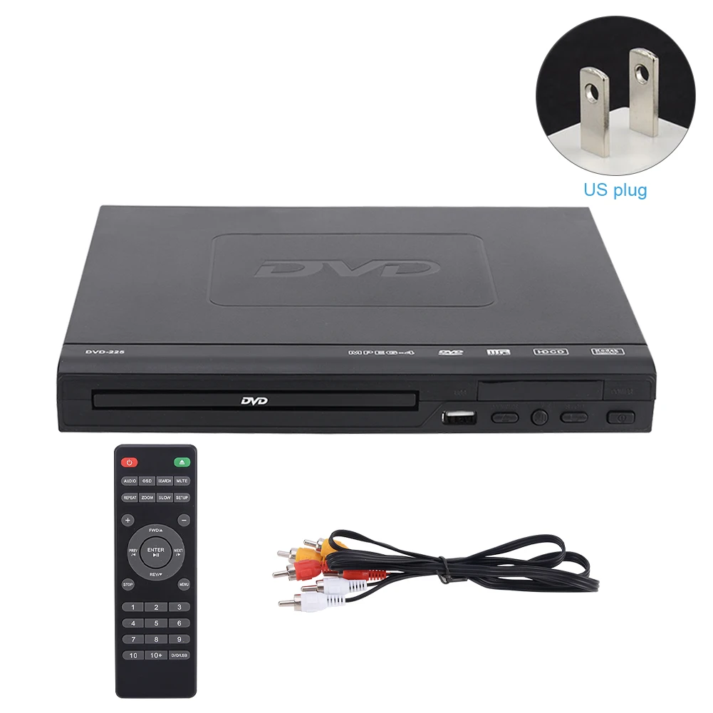 Film 720P compatibile con USB domestico con cavo AV Lettore DVD Intrattenimento Suono surround 5.1 Tutte le regioniMedia per la musica TV