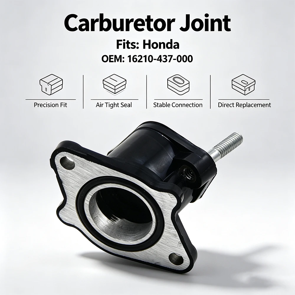 Motorcycle Carburetor Interface Intake Pipe for Honda XL125 XL125S XL185 XL185S ATC ATC200E ATC200ES ATC ATC185 TRX 200