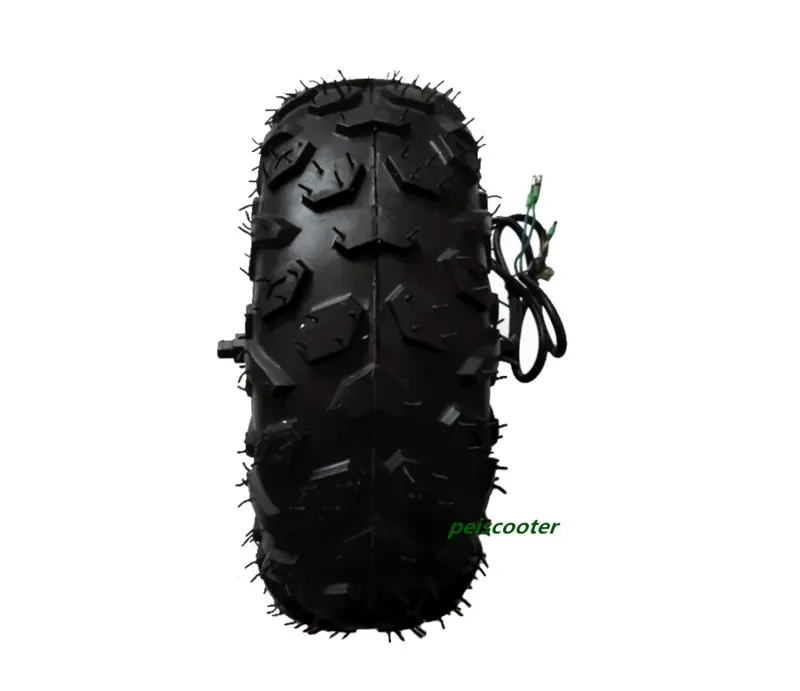 14.5 inch 14.5x7.0-6 tyre low speed high torque 60Nm double axles hub motor Brushless gear scooter drive wheel phub-hh9