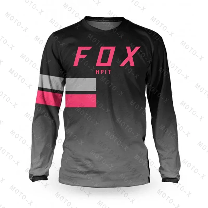 

Summer Downhill Camouflage Breathable HPIT FOX Mountain Bike Cycling Jersey Off-road Mountain Bike for Men MTB Jerseys