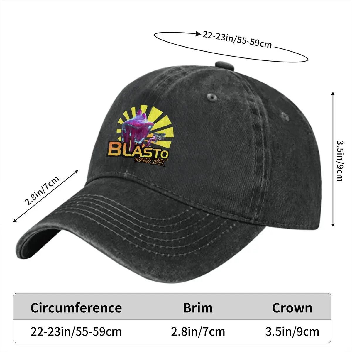 Blasto Essential Baseball Cap Men Hats Women Visor Protection Snapback Mass Effect Game Caps