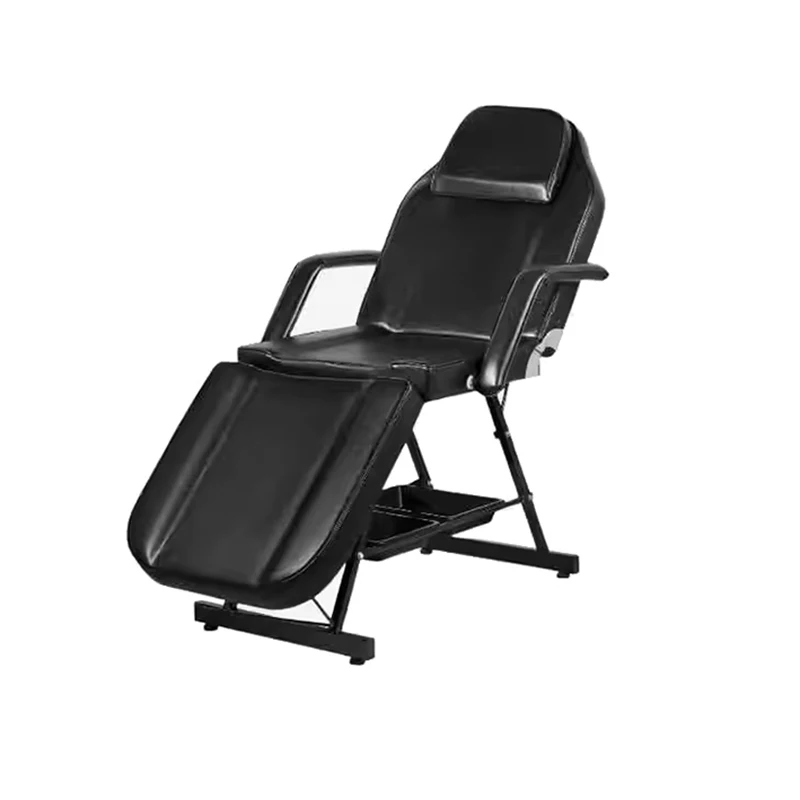 Camilla de Masaje Plegable Eléctrica, Mesa de Salón Estética, Camillas de Estiramiento de Cuero Sintético, Muebles para Tatuajes, Camillas para Lashista