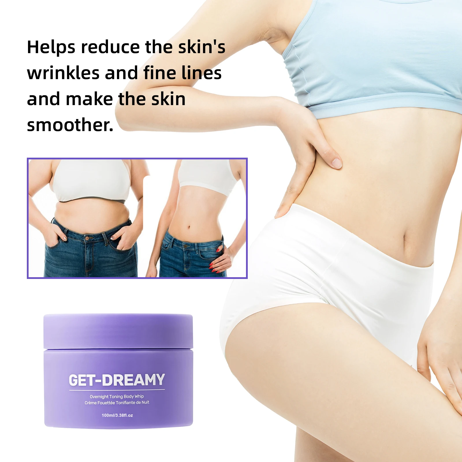 Body Lotion Deep Moisturizing Skin Essence Cream - Helps Target That Works While You Sleep The Appearance Of Loose Skin