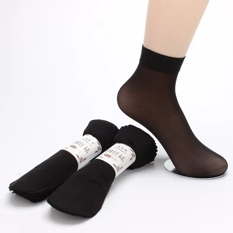 Summer thin anti hook silk short stockings