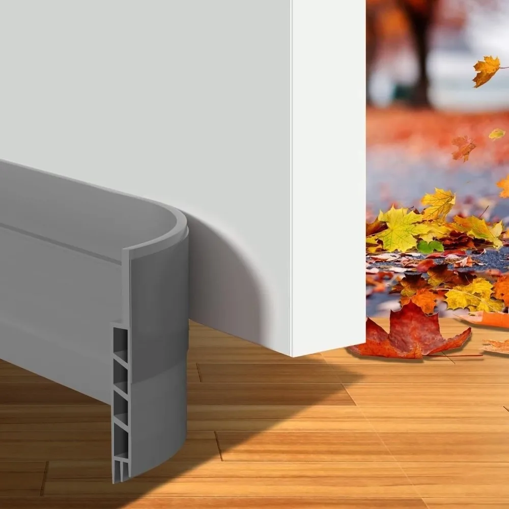 

Мягкая TPE дверная защита от сквозняков, водонепроницаемая 100 см уплотнительная лента для нижней части двери, шумоизоляционная ветрозащитная звукоизоляционная лента