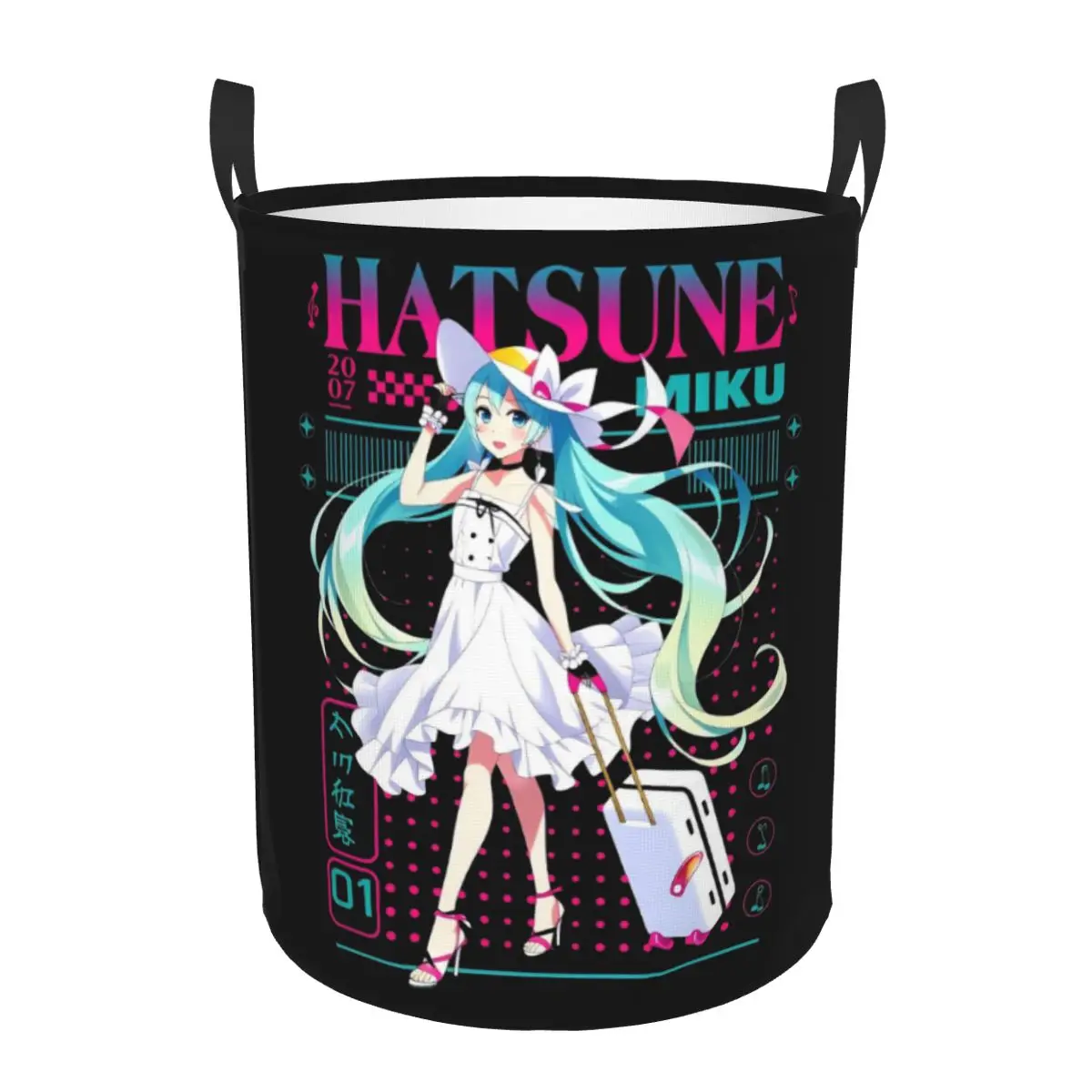 vocaloid-アニメ-h-初音ミク-ランドリーバスケット-折りたたみ式-大型衣類収納箱-女の子-かわいい-ランドリーハンパー