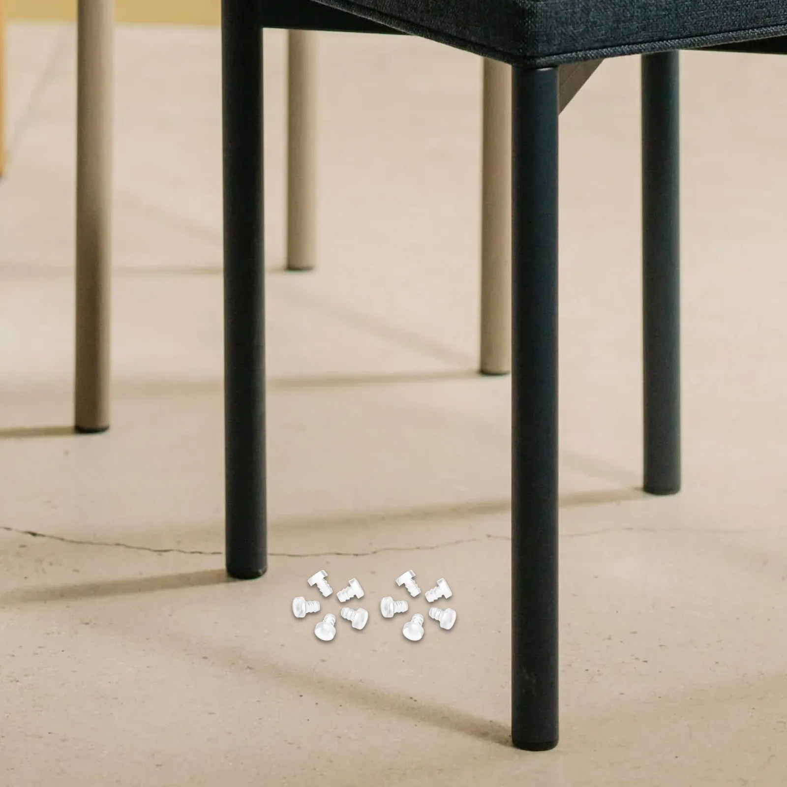 

100 шт. прозрачных противоударных накладок для защиты мебели, мягкие вставные протекторы для стеклянных столов и шкафов, прозрачные