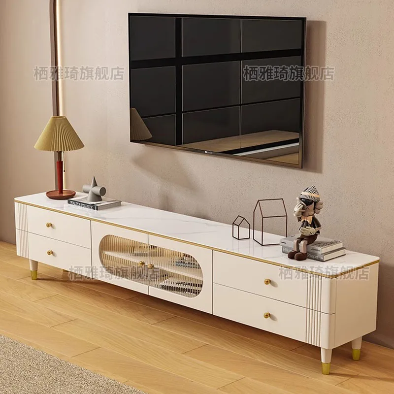 Drawers Designer Tv Stands Living Room Universal Organizer Storage Mobile Wood Tv Table Universal Archivadores Trendy Furniture