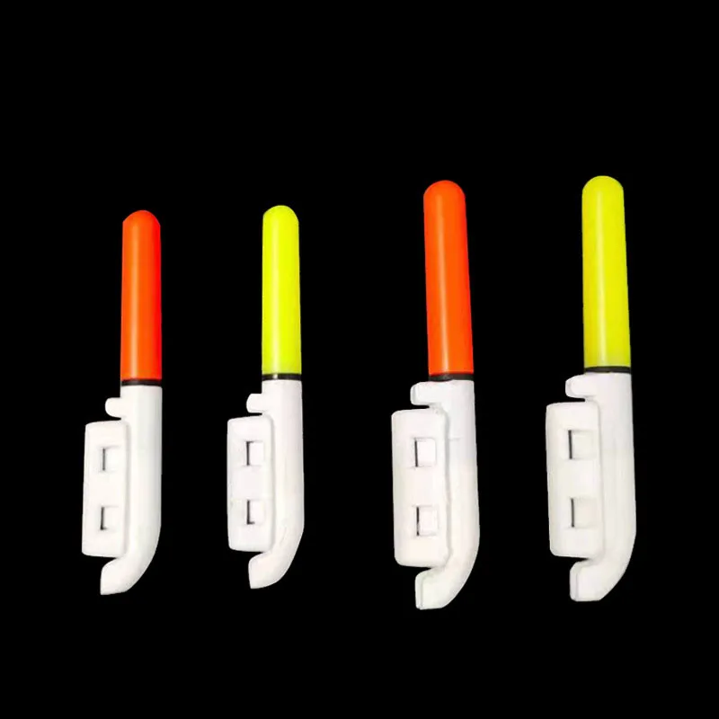 5 pcs/lot Electronic Light Stick With 5 Rechargeable battery Clip on Fishing Rod  Waterproof Glowing Lamp Night Fishing A568