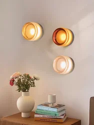 Nordic Minimalist Postmodern Light Luxury Wall Lamp Bedroom Living Room Hallway Foyer Creative Bedside Homestay Ceiling Lighting