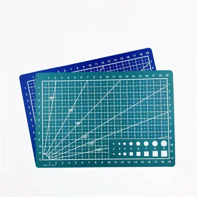 A4 A5 PVC Cutting Mat Workbench Patchwork Sewing Manual DIY Knife Engraving Leather Cutting Board Single Side Underlay