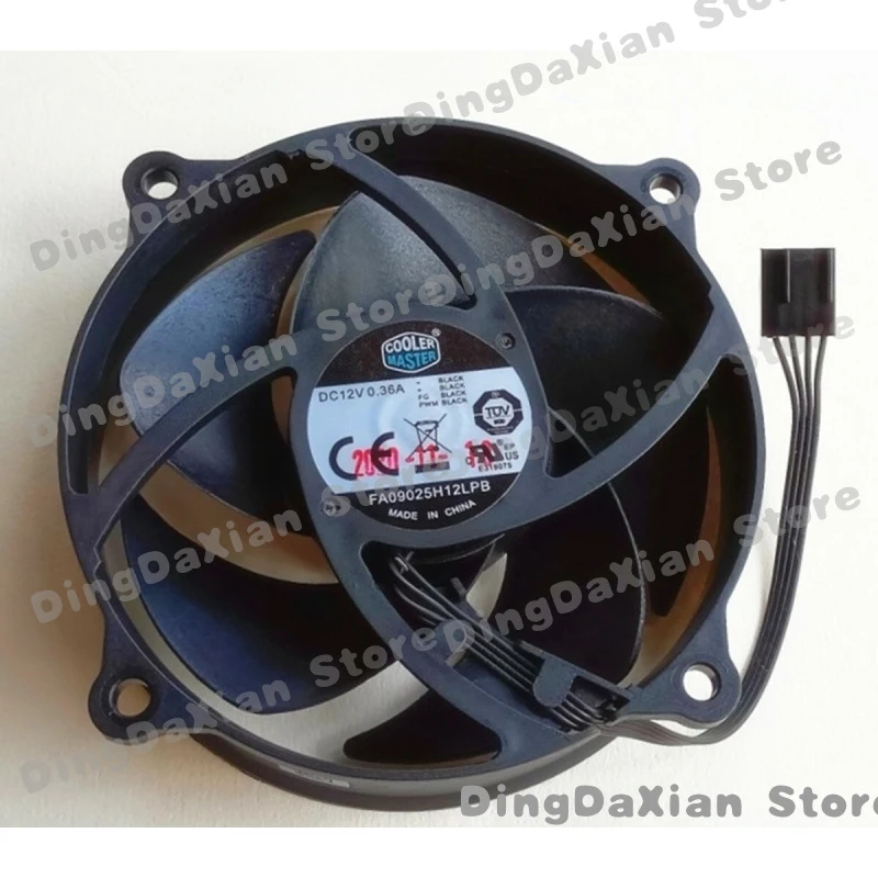 

Вентилятор охлаждения CoolerMaster FA09025H12LPB 12V 0.36A 4Pin PWM для сервера