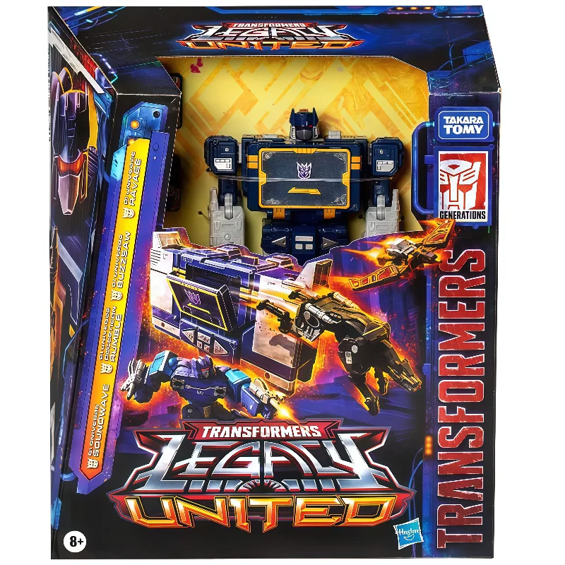 Hasbro – jouets de film Transformers, série United Legacy G1, figurine d'action Soundwave, modèle de Robot de déformation, jouet de collection, en Stock