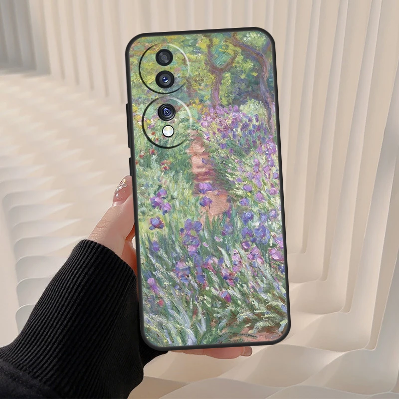 حافظة كلود مونيه لهاتف هونور ماجيك 7 لايت 5 6 برو لهاتف هونور 200 400 50 70 90 X9 X8a X8b X9a X9b X9c #2