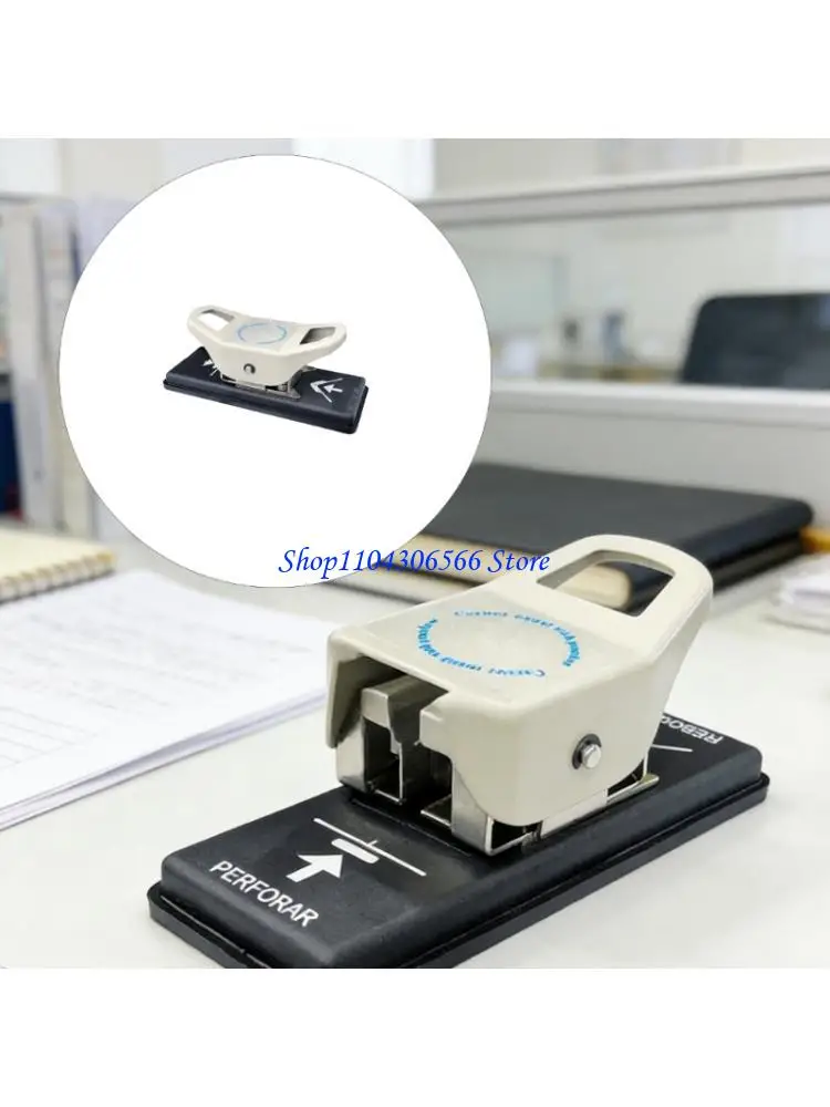 02DD 2 In 1 Corner Cutter Paper PVC Round Corner Cutter Corner Rounding Cutter Square Hole Punching Machine Paper Cutting