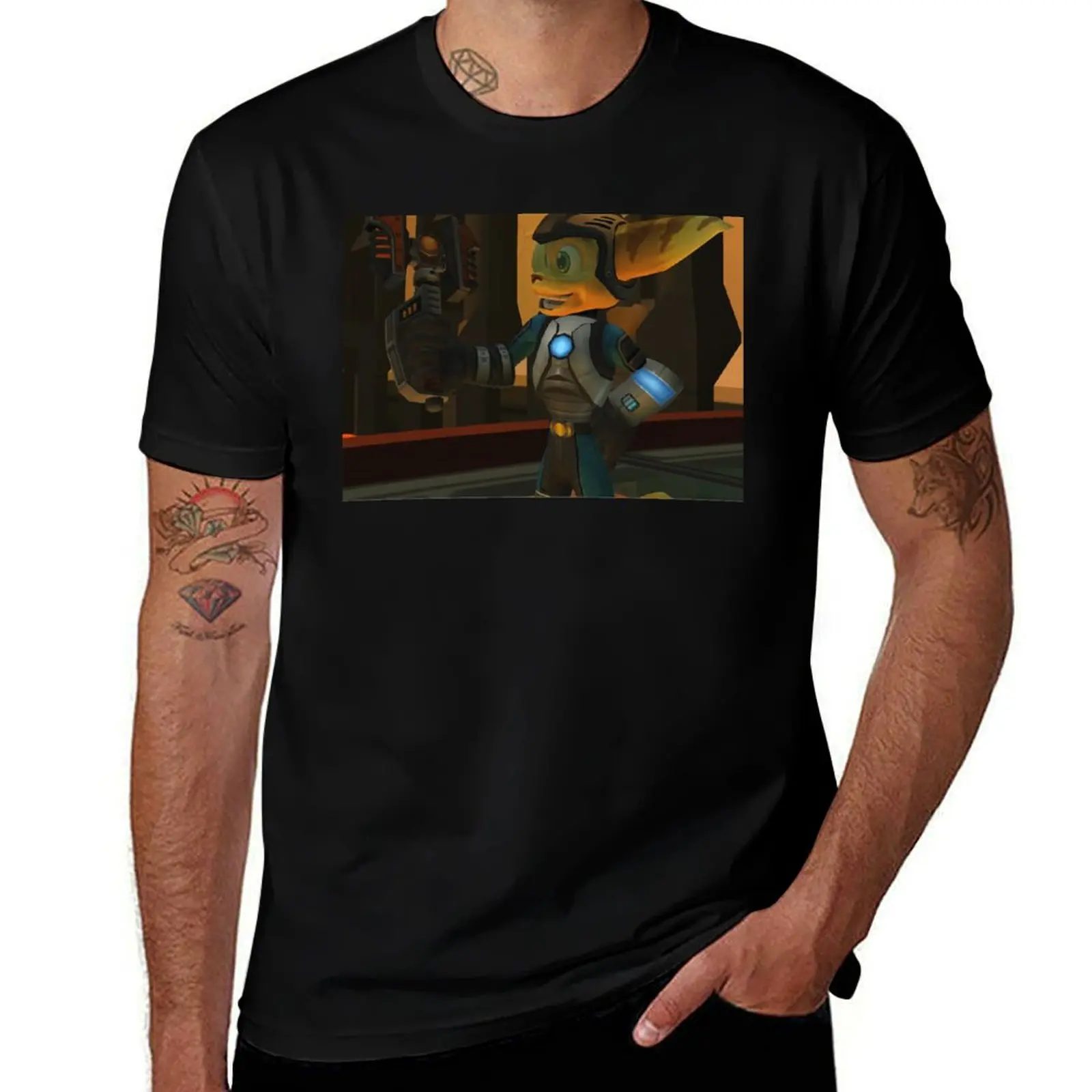 Ratchet and Clank - Another Wrench T-Shirt Running Performance Short Sleeve Tee T-Shirt