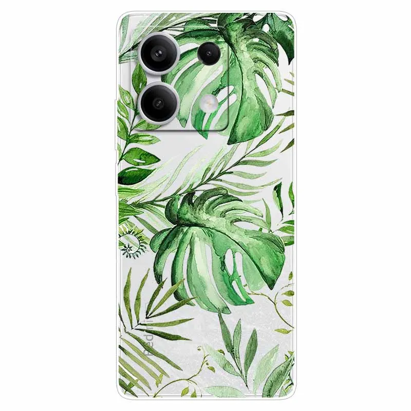 For Redmi Note 13 Pro 5G Case Clear TPU Soft Silicon Covers for Xiaomi Redmi Note 13 5G Global Phone Cases Note13 5G Transparent
