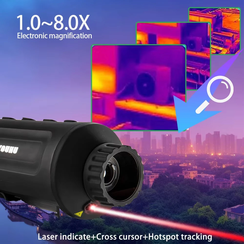 Thermal Imaging Camera Thermal Imager Monocular 256x192 IR Pixel Multiple Scenarios Hot Mode Hotsport Tracking for Hunting