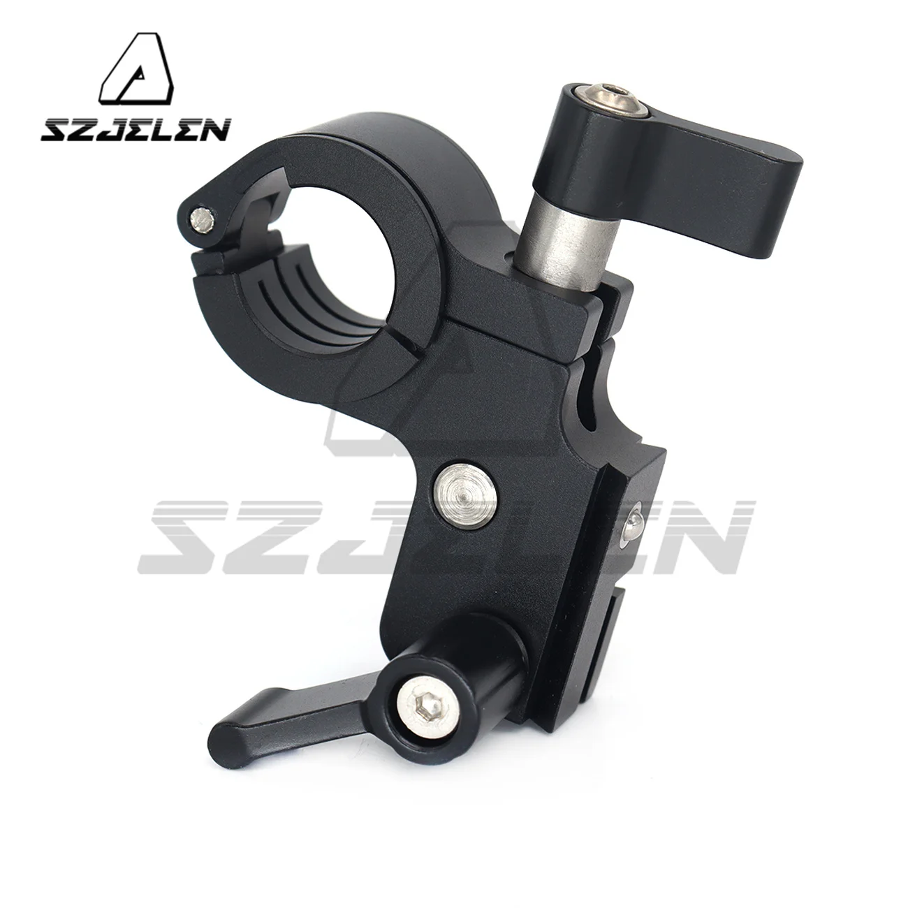 15mm 19mm Rod Clamp Bracket for ARRI Hi-5, cforce mini RF, cmotion cPRO, CLM-5, WCU-4 Lens Motor Mounting, Black