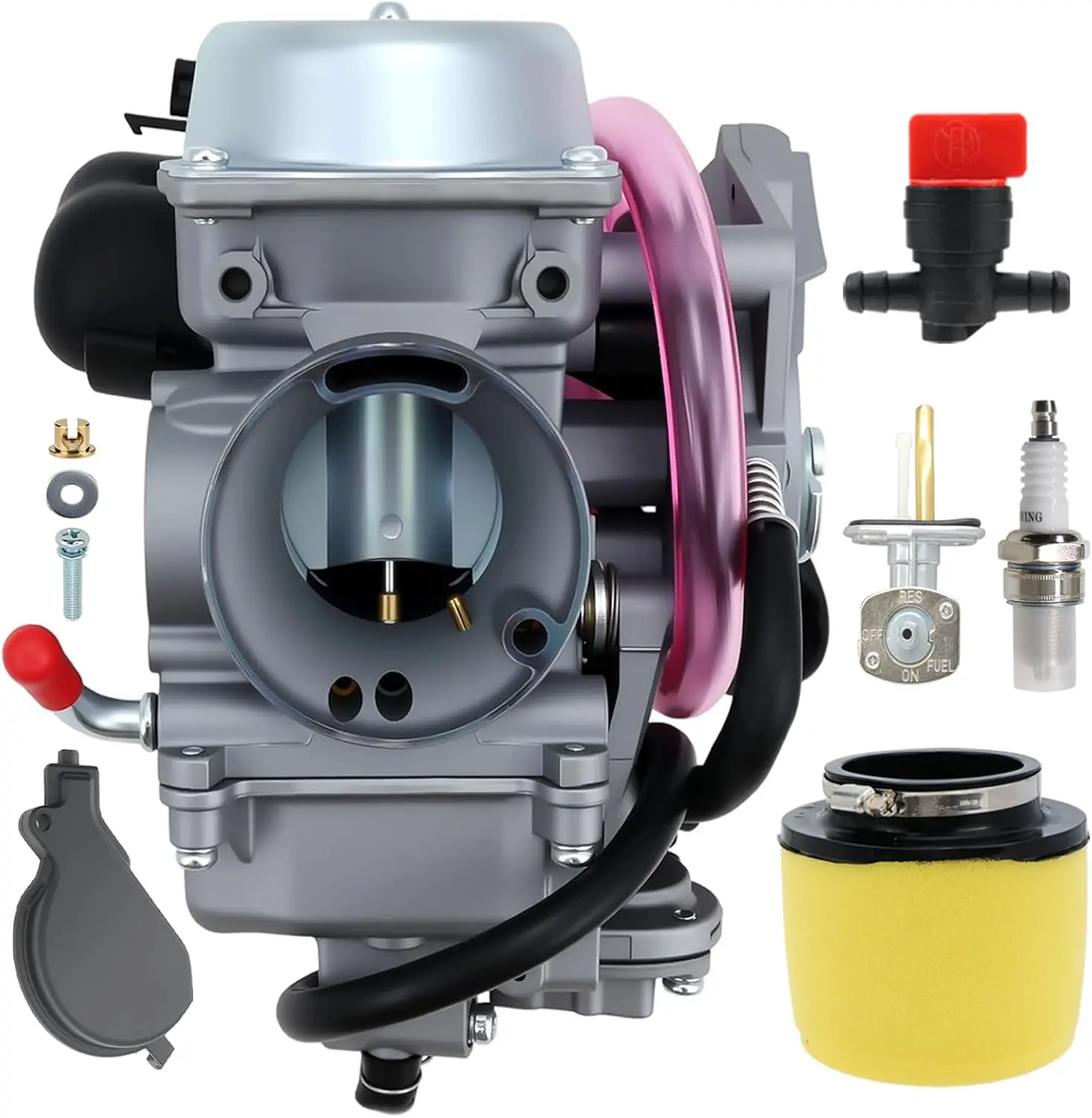 

Carburetor for Arctic Cat 350 2011-2012 366 2008-2011 400 2005-2017 Replace 0470-737 0470-738 0470-667 0470-470 Carb with Fuel V