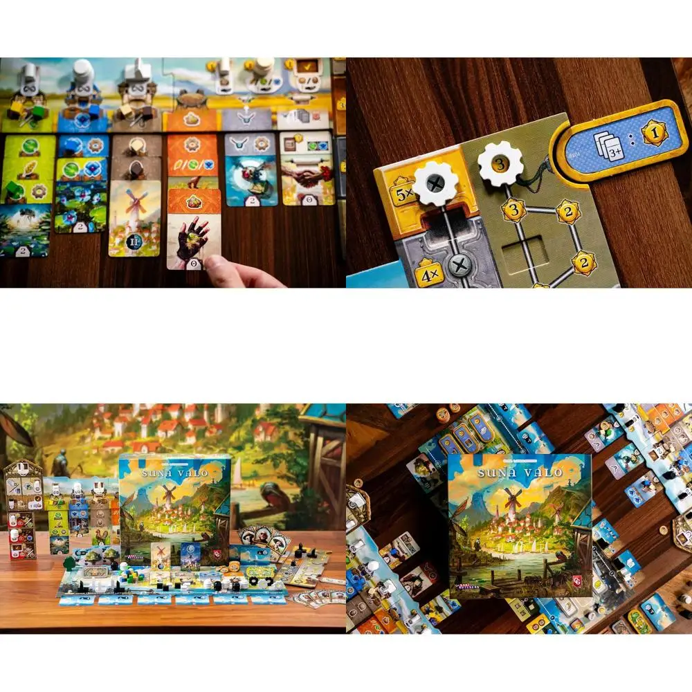 

Strategic Farming Board Game for 1-2 Players: Suna Valo, Resource Management, 60 Min, Ages 14+