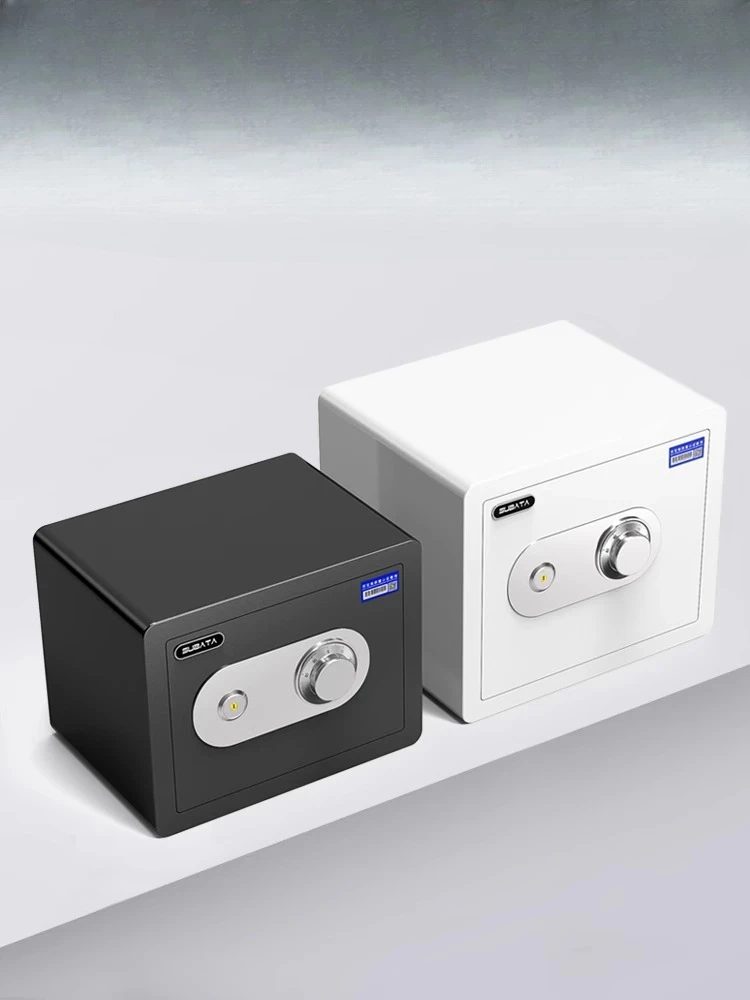 

Safe Mechanical Lock Household Small Wardrobe with Key Manual Fire Protection Anti-theft Password Office File Box