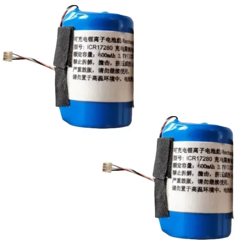ICR17280 3-wire Plug 3.7V 600mAh لبعض أجهزة إرسال الجيتار اللاسلكية BOSS WL-T WL-20L البطارية