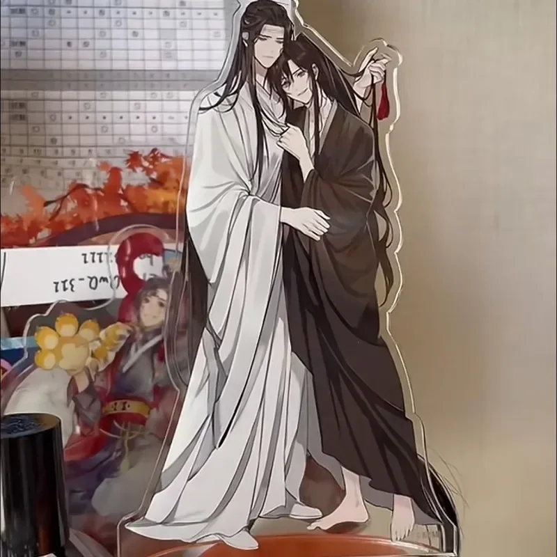 Mo Dao Zu Shi Danmei Anime Acrylic Stand MDZS Lan Wangji Wei Wuxian Desk Display Accessories Room Decor Cartoon Goods Collection