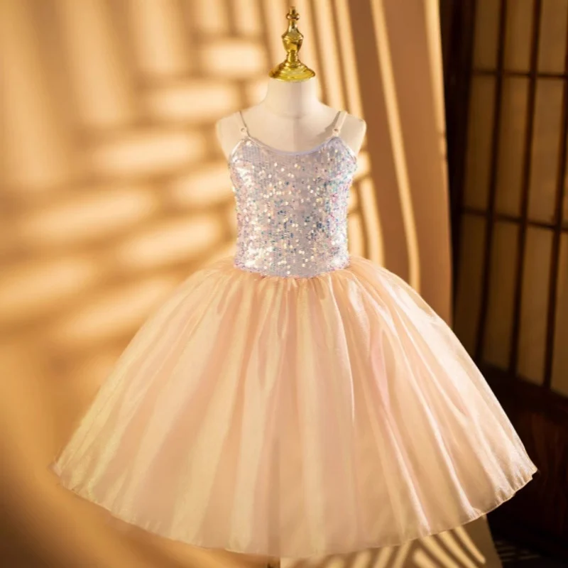 女の子用バレエチュチュ　新作　子供用パフダンス衣装