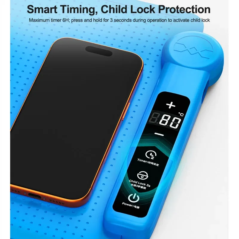 

SUNSHINE LS3 SE LCD Screen Separator 11 Inch Heating Plate for Mobile Phone Repair Adjustable 40–120°C Timer & Memory