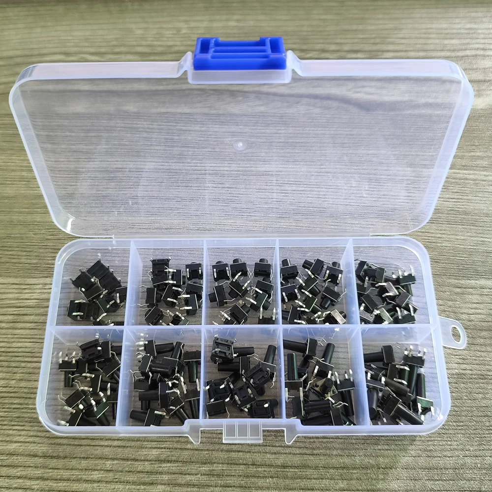 100Pcs/Box 6X6Mm 4P…