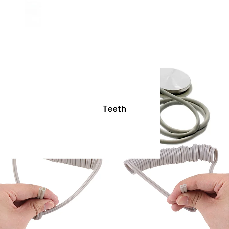 

High Quality Dental Silicone Handpiece Hose Tube 2 Holes For Dental High Speed Handpiece Dentistry Materials Dental Accessory