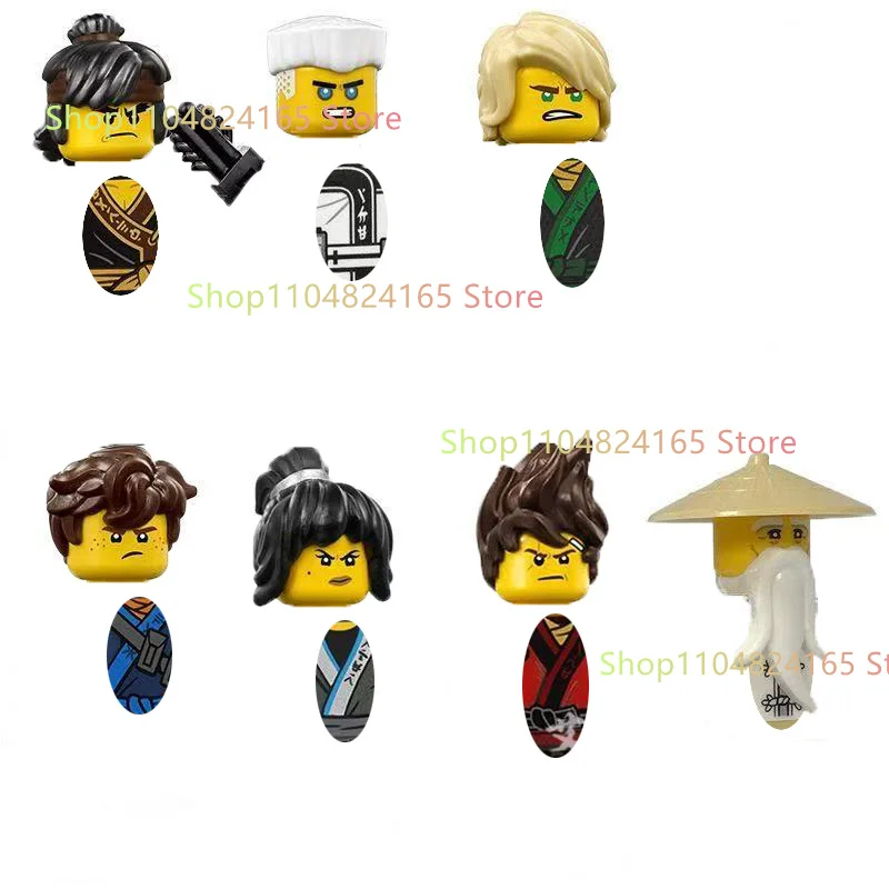 

Anime Cartoon TV Ninja Toy Master Kai Jay Cole Zane Lloyd Building Blocks Children Birthday Gifts Figures