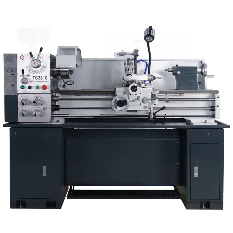 forTC-3610 Manual Horizontal Lathe Machine 1440 Metal Bench Lathe 1000mm Distance Centers Medium Duty Home Retail Use