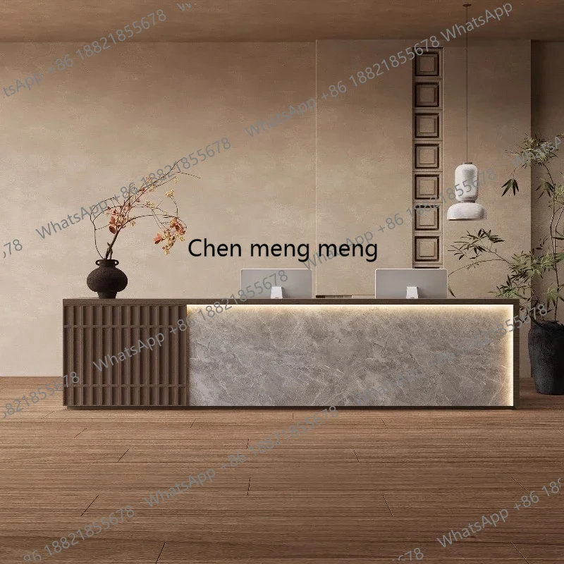 

Стойка ресепшн для салона красоты, магазина, офиса, мебель для бизнеса, логотип института красоты, стойка для клиентов