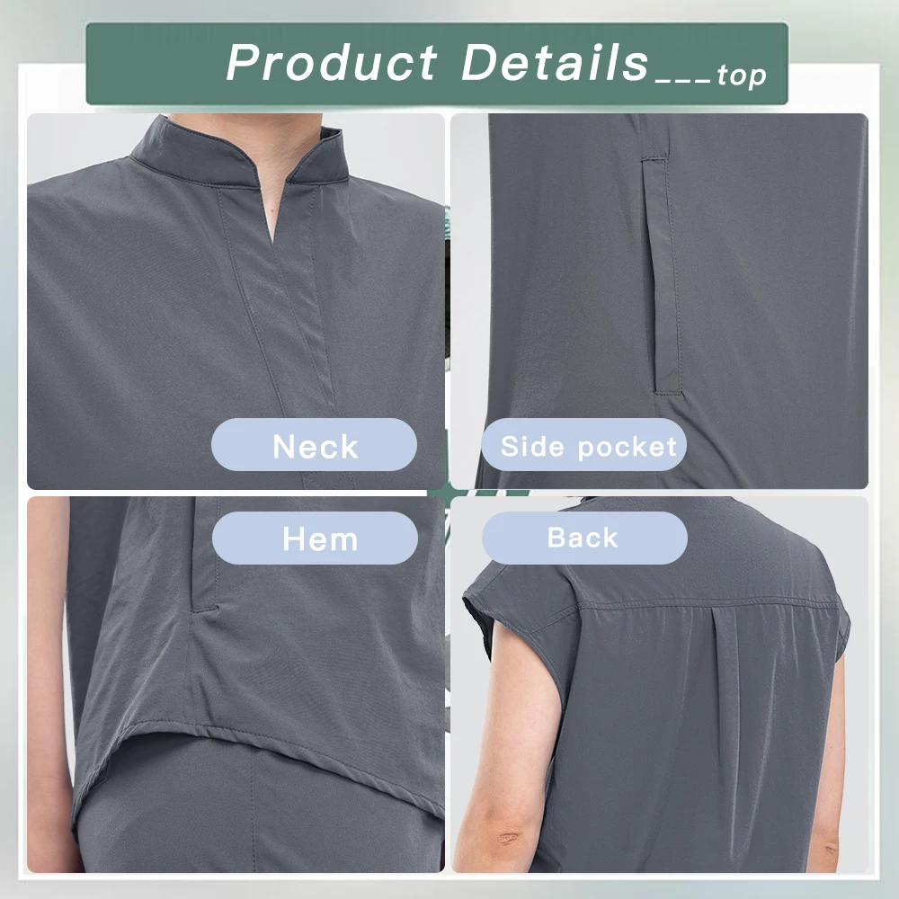 Vêtements chirurgicaux d'hôpital, uniformes médicaux pour femmes, ensemble de gommages cliniques de dentisterie, accessoires de médecin et d'infirmière, ensemble de vêtements de travail de Spa de beauté