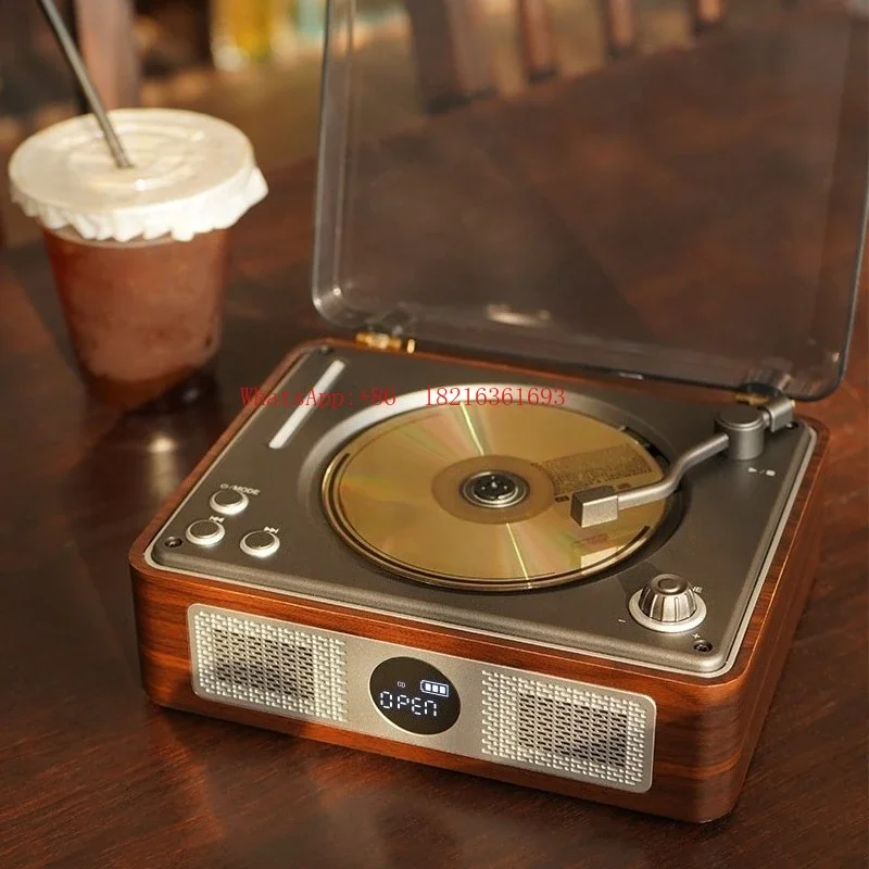 2026GOOD Retro CD Player Disc Player Bluetooth Speaker Portable Audio Player