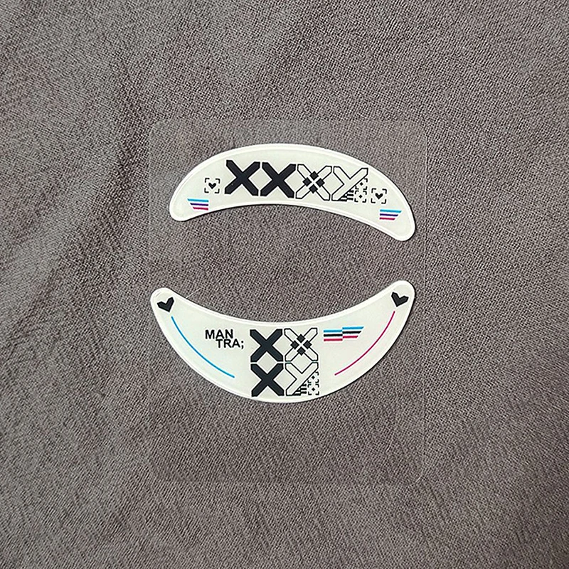 Glass Mouse Skates Glide Feet Pads Mouse Feet Sticker For VGN Dragonfly F1 Wireless Gaming Mouse Rounded Curved Edges