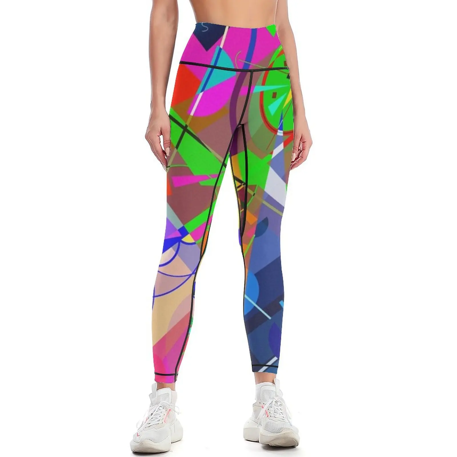 

Square #17 Leggings Sports pants woman Women's gym Womens Leggings