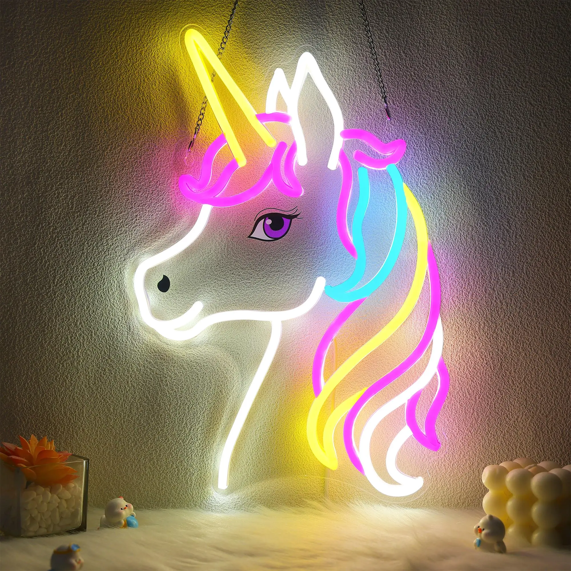 

Personalized LED Neon Custom Neon Sign USB Multi Font Color Selection Can Be Used For Childrens Birthday Gift Bedroom Decoration