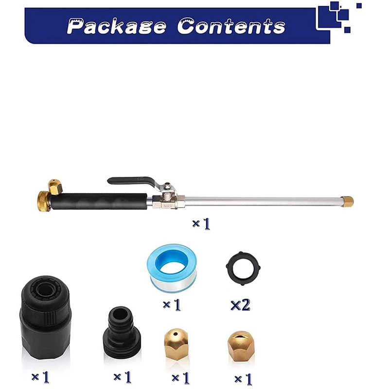 Car Water Nozzles, High-Pressure Car Washing Tools, Household Garden Cleaning Tools, High-Pressure Washing And Washing Durable