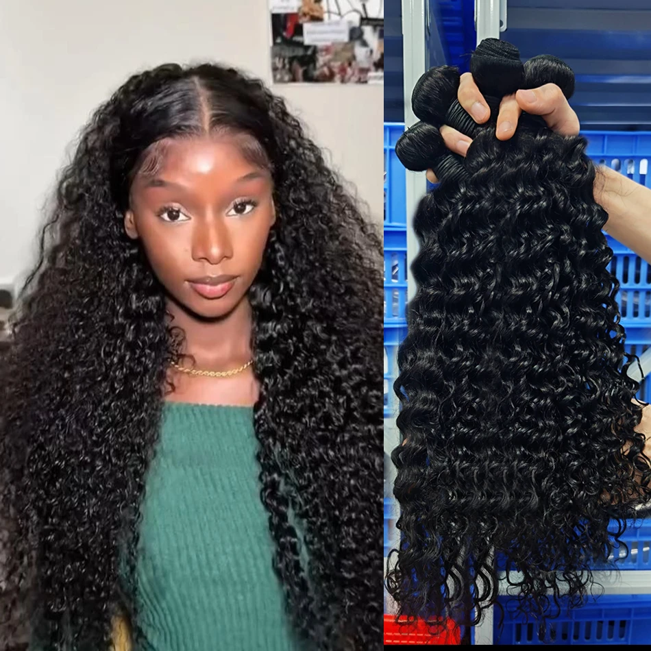 

16A Глубокая волна вьющиеся 30 40 дюймов 100% пучки человеческих волос Бразильский 3 4 пучка волос Парик плетения Наращивание волос Парики из натуральных волос